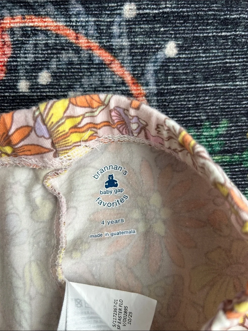 Gap Floral Bunny Leggings, 4T